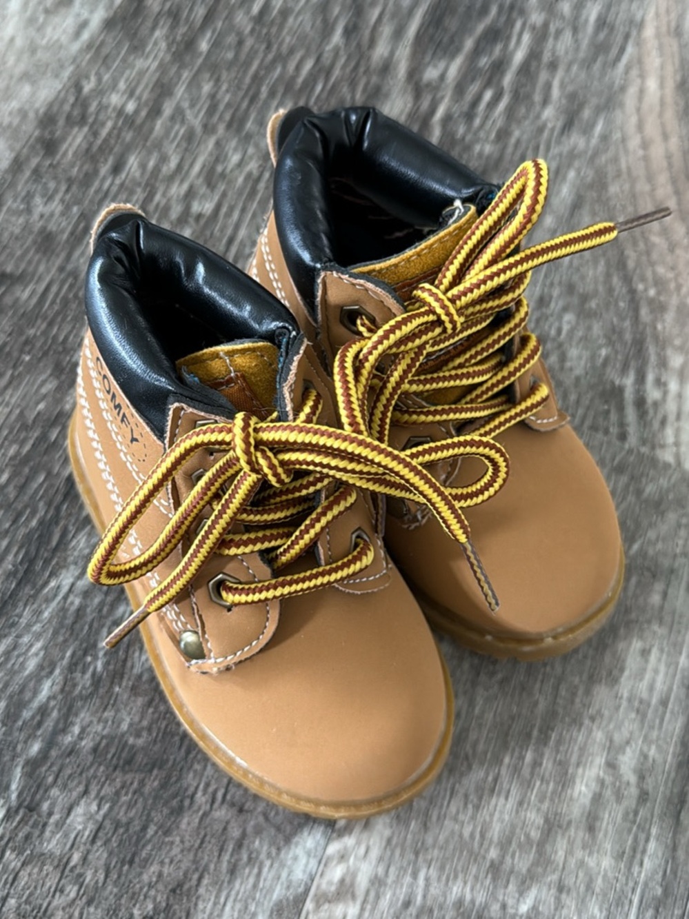 Kids Brown Lace-Up Ankle Boots - Unbranded size EU 21